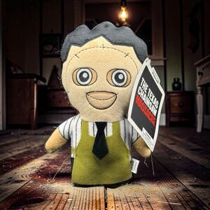 NWT Loot Crate Texas Chainsaw Massacre Leather Face Plush Stuffed Toy P68